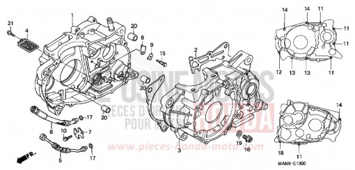CARTER MOTEUR NX650X de 1999